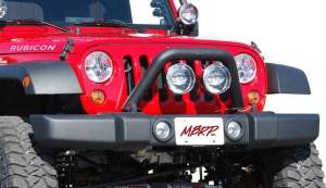 MBRP Exhaust - MBRP Exhaust LineX Coated Front Light Bar/Grill Guard System. - 130716LX - Image 3