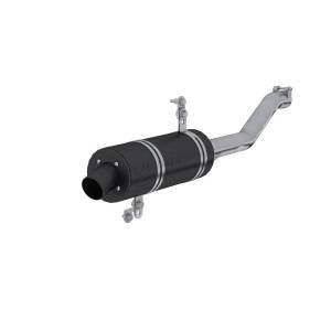 MBRP Exhaust Performance Muffler. USFS Approved Spark Arrestor. - AT-8304P