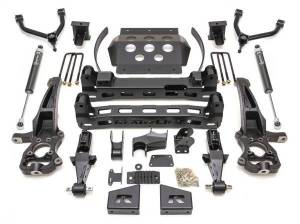 ReadyLift Big Lift Kit w/Shocks 8 in. Lift w/Upper Control Arms Rear Falcon 1.1 Monotube Shocks - 44-39800