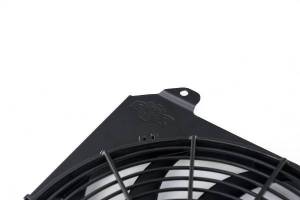 CSF Cooling - Racing & High Performance Division - CSF Cooling - Racing & High Performance Division 92-00 Civic All-Aluminum Fan Shroud w/ 12-inch SPAL Fan - Black - 2858FB - Image 4