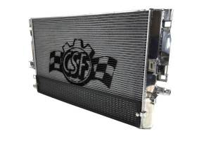 CSF Cooling - Racing & High Performance Division Mercedes AMG GT/R/C / W205 C63 / W213 E63 / GLC63 Heat Exchanger w/ Rock Guard - 8088