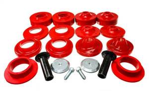 Energy Suspension Coil Spring Spacer Lift Set Red 2 in. Lift - 2.6116R