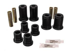 Energy Suspension Control Arm Bushing Set Black Front Must Reuse Existing Outer Metal Shells And All Metal Hardware Performance Polyurethane - 3.3147G