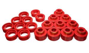 Energy Suspension Body Cab Mount Set Red Performance Polyurethane - 3.4146R