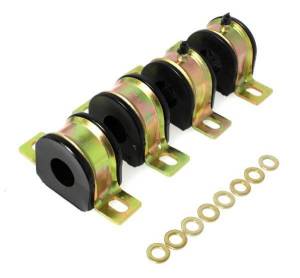 Energy Suspension Sway Bar Bushing Set Black Front Bar Dia. 1 1/16 in. Greasable Frame Bushings Incl. Sway Bar End Link Bushings Performance Polyurethane - 3.5175G