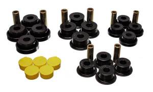 Energy Suspension Control Arm Bushing Set Black Front Must Reuse Existing Outer Metal Shells Performance Polyurethane - 5.3120G