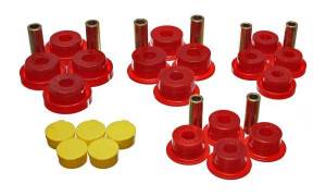 Energy Suspension Control Arm Bushing Set Red Front Must Reuse Existing Outer Metal Shells Performance Polyurethane - 5.3120R