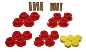 Energy Suspension Control Arm Bushing Set Red Front Must Reuse Existing Outer Metal Shells Performance Polyurethane - 5.3131R