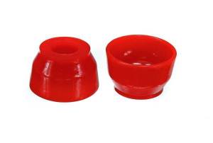 Energy Suspension Ball Joint Dust Boot Set Red Front Performance Polyurethane Incl. 2 Upper/Lower Ball Joint Boots - 9.13130R