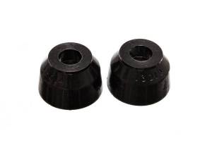 Energy Suspension Tie Rod Dust Boot Black Round Style 2 Pack - 9.13131G