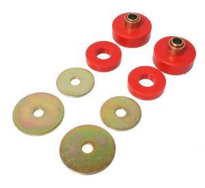 Energy Suspension Universal Mounts/Isolators Red Firm Bushing Incl. 2 Complete Mounts/4 Washers/2 Sleeves/4 Bushings Sold Individually Performance Polyurethane - 9.4101R