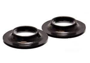 Energy Suspension Coil Spring Isolator Set Black ID 2 1/8 in. OD 4 1/8 in. H-13/16 in. Performance Polyurethane - 9.6106G