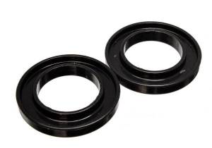 Energy Suspension Coil Spring Isolator Set Black ID 3 3/16 in. OD 5.25 in. H-4 7/8 in. Performance Polyurethane - 9.6107G