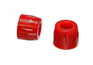 Energy Suspension Shock/Strut Bump Stop Set Red Front And Rear Shaft Dia. 5/8 in. H-1 3/16 in. OD 1 1/2 in. ID 5/8 in. 2 pc. Performance Polyurethane - 9.6110R
