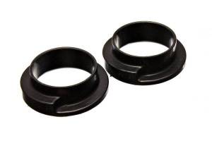 Energy Suspension Coil Spring Isolator Set Black ID 2 3/16 in. OD 3 in. H-1 in. Performance Polyurethane - 9.6115G