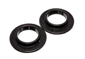 Energy Suspension Coil Spring Isolator Set Black ID 2 1/16 in. OD 3.75 in. H-0.75 in. Performance Polyurethane - 9.6121G