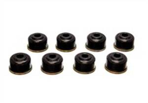 Energy Suspension Heavy Duty Sway Bar End Link Set Black ID 3/8 in. Nipple OD 11/16 in. OD 1 1/8 in. Incl. 8 Grommets/8 Heavy Gauge Washers Performance Polyurethane - 9.8105G