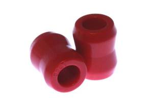 Energy Suspension Universal Shock Eyes Red Front And Rear Standard Hourglass Shaped Style ID 5/8 in. L-1 7/16 in. w/2 Bushings Performance Polyurethane - 9.8107R