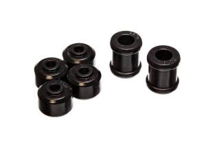 Energy Suspension Shock Bushing Set Black Front Must Reuse All Metal Hardware Performance Polyurethane - 9.8137G