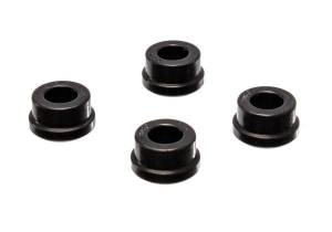 Energy Suspension Universal Shock Eyes Black Front And Rear Fits Half Of Standard Straight Eye Style ID 5/8 in. L-0.75 in. w/4 Bushings Performance Polyurethane - 9.8147G