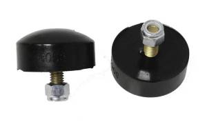 Energy Suspension Universal Bump Stop Set Black Button Head Style H-1 in. Dia. 2 in. Incl. 2 Per Set Performance Polyurethane - 9.9116G