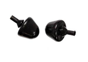 Energy Suspension Universal Bump Stop Set Black Round Pull Thru Style H-1.25 in. L-1.5 in. W-1 9/16 in. Incl. 2 Per Set Performance Polyurethane - 9.9151G