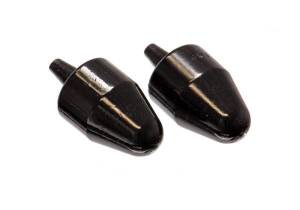 Energy Suspension Universal Bump Stop Set Black Round Pull Thru Style H-2 9/16 in. Dia. 1.75 Fits 0.5 in. Hole Dia. x 0.09375 in. Thick Incl. 2 Per Set Performance Polyurethane - 9.9166G