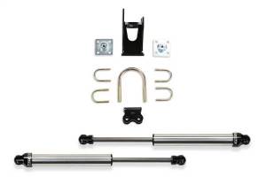 Fabtech Dual Dirt Logic 2.25 Stainless Steel Steering Stabilizer Kit Non-Reservoir Opposing Style For Use w/Fabtech Suspension Systems Only - FTS220512