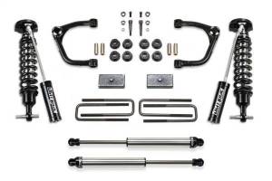 Fabtech Uniball UCA Lift System w/Shocks 3 in. Lift w/Front Dirt Logic 2.5 Resi Coilover And Rear Dirt Logic 2.25 Shocks - K1168DL