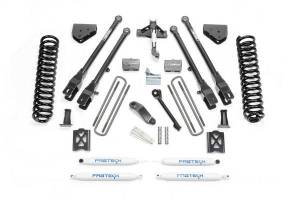 Fabtech 4 Link Lift System w/Performance Shocks 6 in. Lift w/Factory Overload - K20131