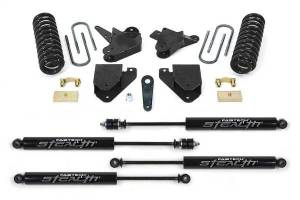 Fabtech Basic Lift System w/Shocks w/Stealth Monotube Shocks 6 in. Lift Incl. Front And Rear Shocks Rear Blocks And U-Bolts Drop Pitman Arm All Required Hardware - K2062M