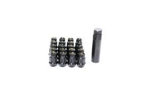 Wheel Mate - Wheel Mate Muteki HR38 Open End Lug Nuts 12x1.25 Black Chrome / Red Ring - HR3805BR - Image 2