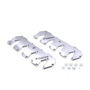 HSP Diesel - HSP Diesel 2011-2016 Chevrolet / GMC Billet Valve Covers Polar White - 546-HSP-W - Image 2