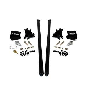 HSP Diesel 2011-2019 Chevrolet / GMC 58 inch Bolt On Traction Bars 4 inch Axle Diameter Silk Satin Black - 535-1-HSP-SB