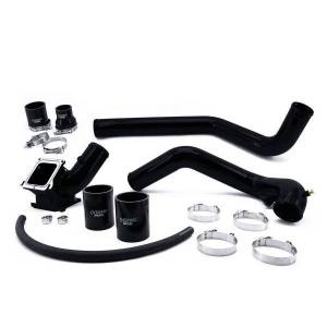 HSP Diesel 2006-2010 Chevrolet / GMC Intercooler Charge Pipe Bundle Silk Satin Black - 082-HSP-SB