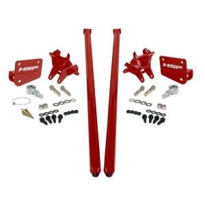 HSP Diesel - HSP Diesel HSP Traction Bars For 2017.5-2022 Ford Powerstroke 6.7 Liter F350 SRW Crew Cab Long Bed-Flag Red - P-435-4-4-HSP-BR - Image 3