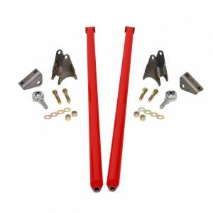 HSP Diesel 80 Inch Universal Traction Bars For Offset Leafspring 4 Inch Axle-Flag Red - HSP-U-035-1-4-HSP-BR