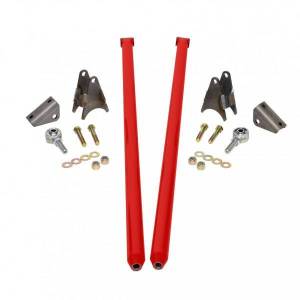 HSP Diesel 75 Inch Universal Traction Bars For Offset Leafspring 4 Inch Axle-Flag Red - HSP-U-035-1-3-HSP-BR