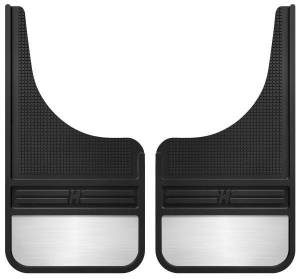 Husky Liners - Husky Liners MudDog Mud Flaps - Rubber Front Mud Flaps - 12IN w/ Weight - 55001 - Image 1