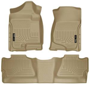 Husky Liners Weatherbeater - Front & 2nd Seat Floor Liners (Footwell Coverage) - 98203