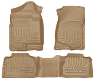 Husky Liners Weatherbeater - Front & 2nd Seat Floor Liners (Footwell Coverage) - 98213