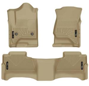 Husky Liners Weatherbeater - Front & 2nd Seat Floor Liners (Footwell Coverage) - 98233