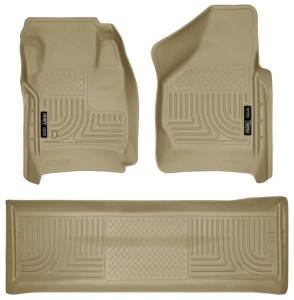 Husky Liners Weatherbeater - Front & 2nd Seat Floor Liners (Footwell Coverage) - 98383