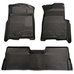 Husky Liners Weatherbeater - Front & 2nd Seat Floor Liners (Footwell Coverage) - 98391