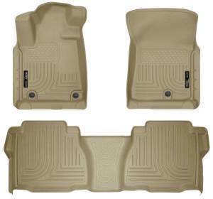 Husky Liners Weatherbeater - Front & 2nd Seat Floor Liners (Footwell Coverage) - 98583