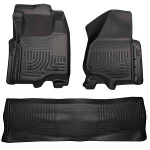 Husky Liners Weatherbeater - Front & 2nd Seat Floor Liners (Footwell Coverage) - 98711