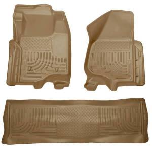 Husky Liners Weatherbeater - Front & 2nd Seat Floor Liners (Footwell Coverage) - 98713