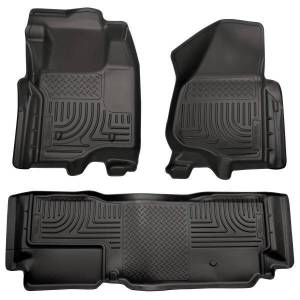Husky Liners Weatherbeater - Front & 2nd Seat Floor Liners (Footwell Coverage) - 98721