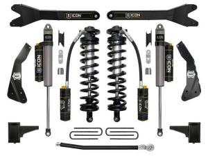 ICON Vehicle Dynamics - ICON Vehicle Dynamics 11-16 FORD F250/F350 4-5.5" STAGE 4 COILOVER CONVERSION SYSTEM W RADIUS ARM - K63134R - Image 1