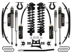 ICON Vehicle Dynamics - ICON Vehicle Dynamics 11-16 FORD F250/F350 2.5-3" STAGE 4 COILOVER CONVERSION SYSTEM W EXPANSION PACK - K63194 - Image 1